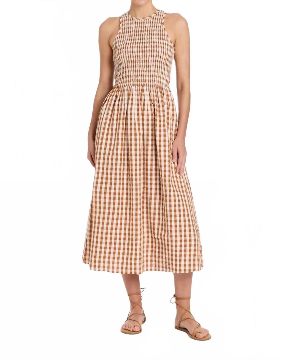 NEW LIVRO stroll dress in field check